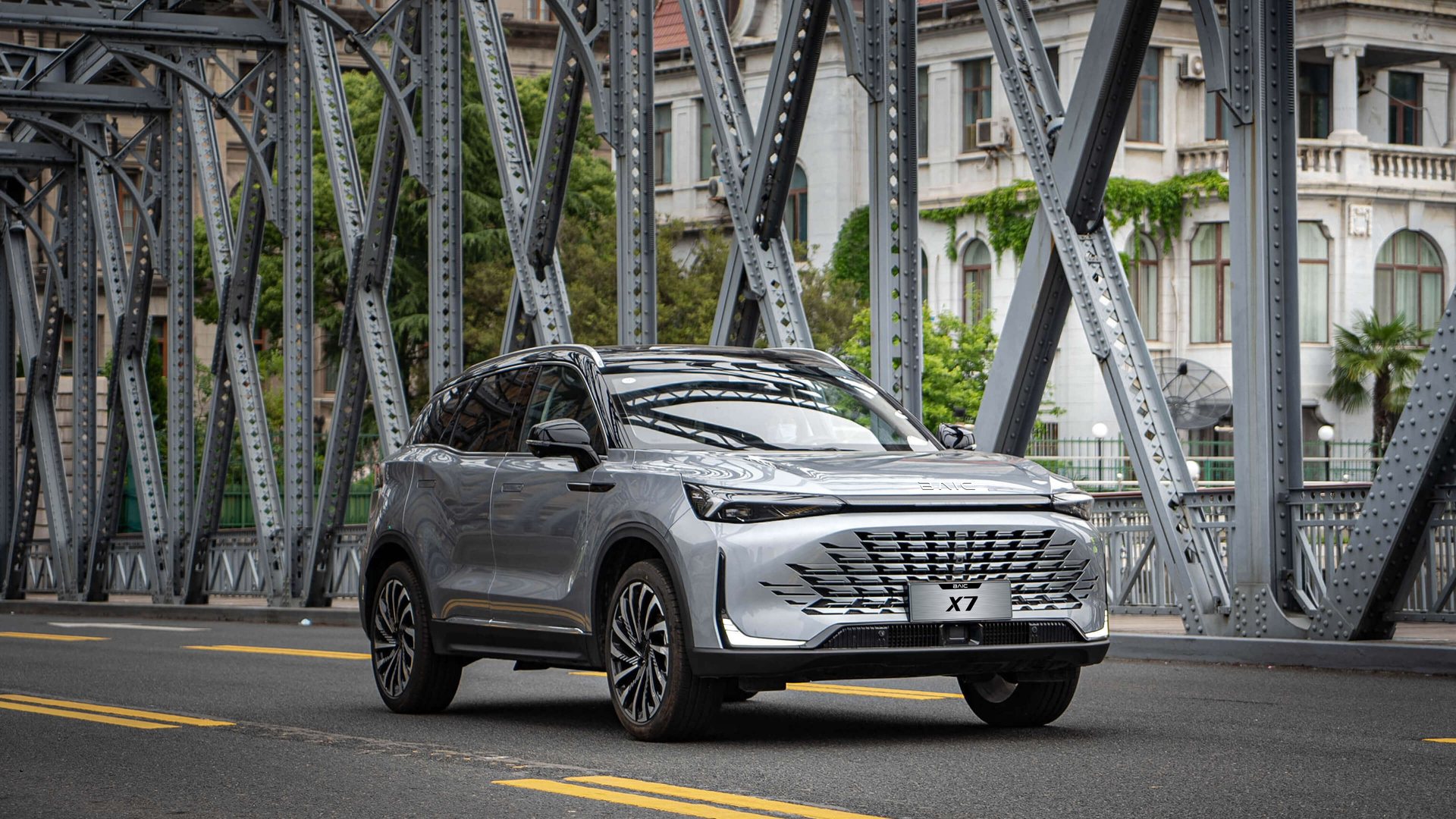 BAIC X7 · נוכחות כביש